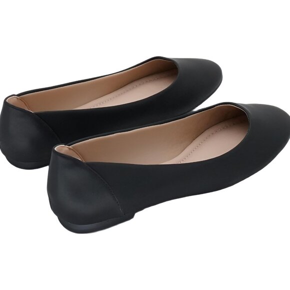 Journee Collection Women Women\'s Black Ballet Flats Journee Collection - US 10M
